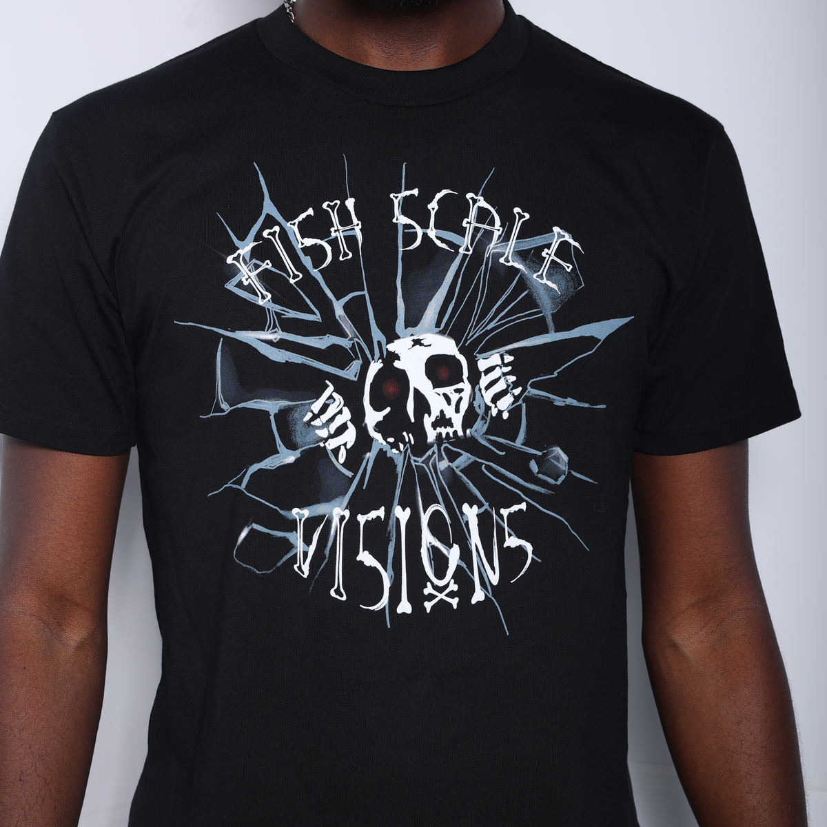 Broken Skull T Shirt | Fish Scale Vision Broken Skull T Shirt | Fish Scale Vision